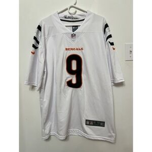 Cincinnati Bengals Joe Burrow 9 Football NFL Nike On Field Paul Brown Jersey L